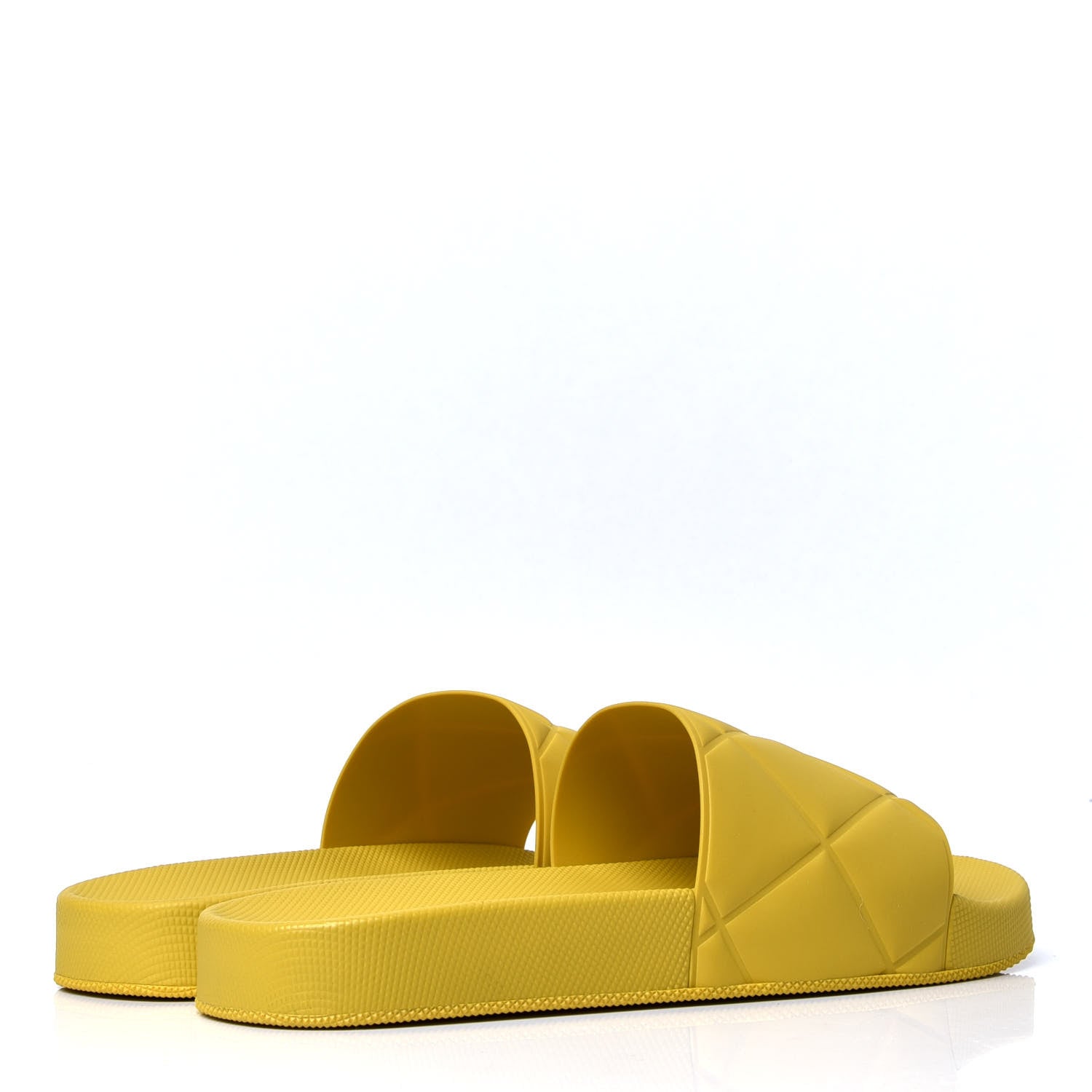 Bottega Veneta Rubber The Slider Sandals 40 Buttercup 2 of 6