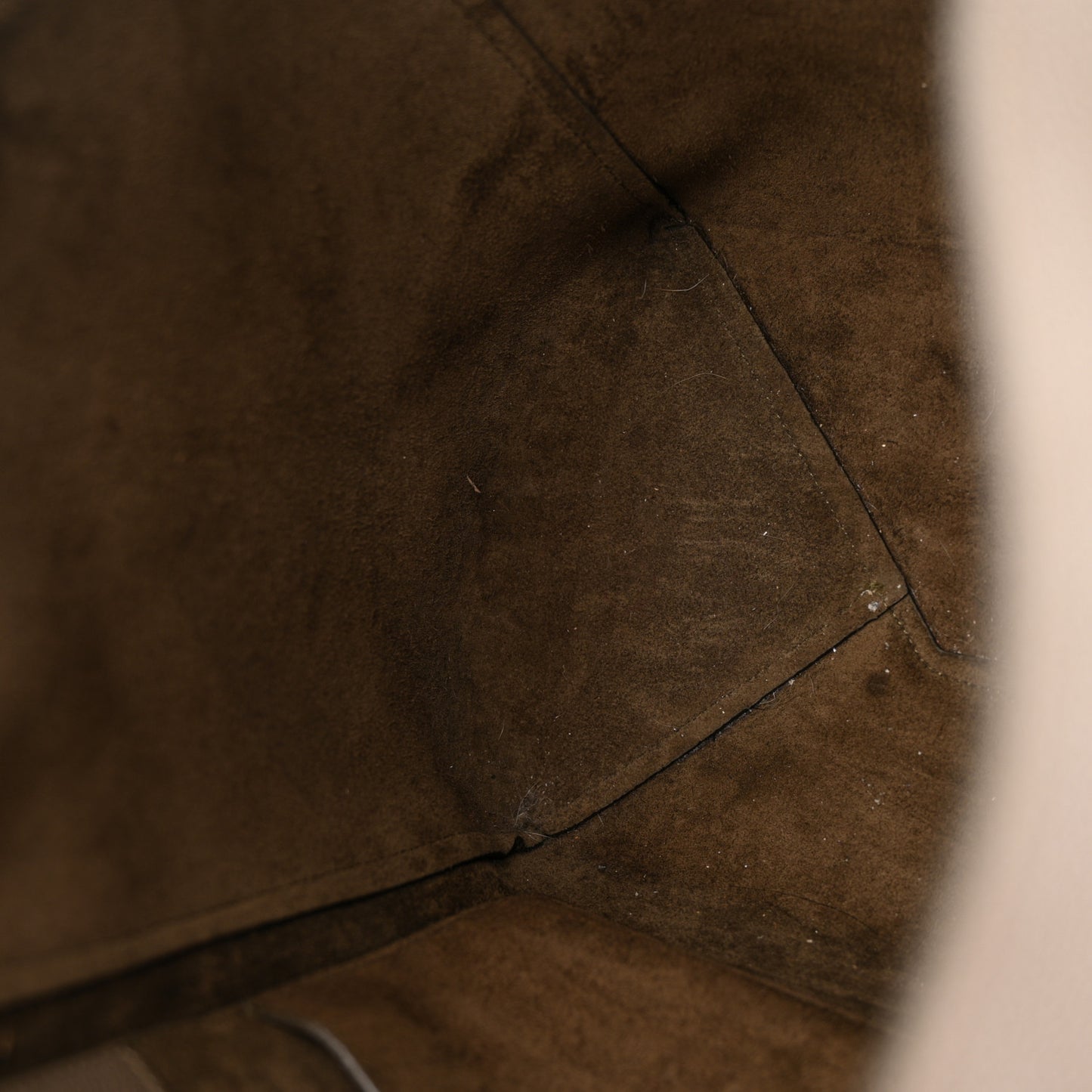 Soft Grained Calfskin Small Belt Cabas Phantom Taupe