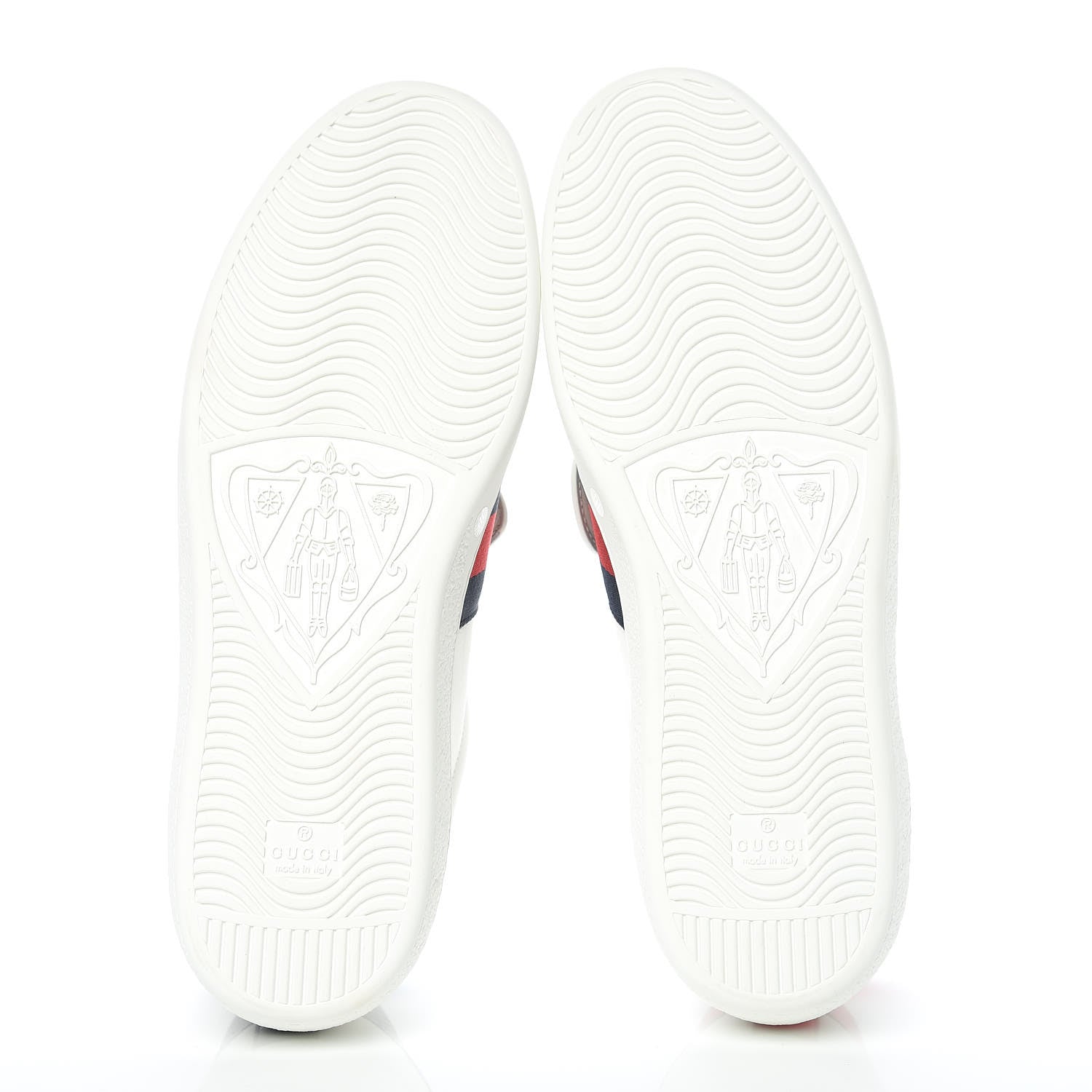 Gucci Calfskin Ayers Web Blind for Love Embroidered Mens Ace Sneakers 11.5 White 5 of 11