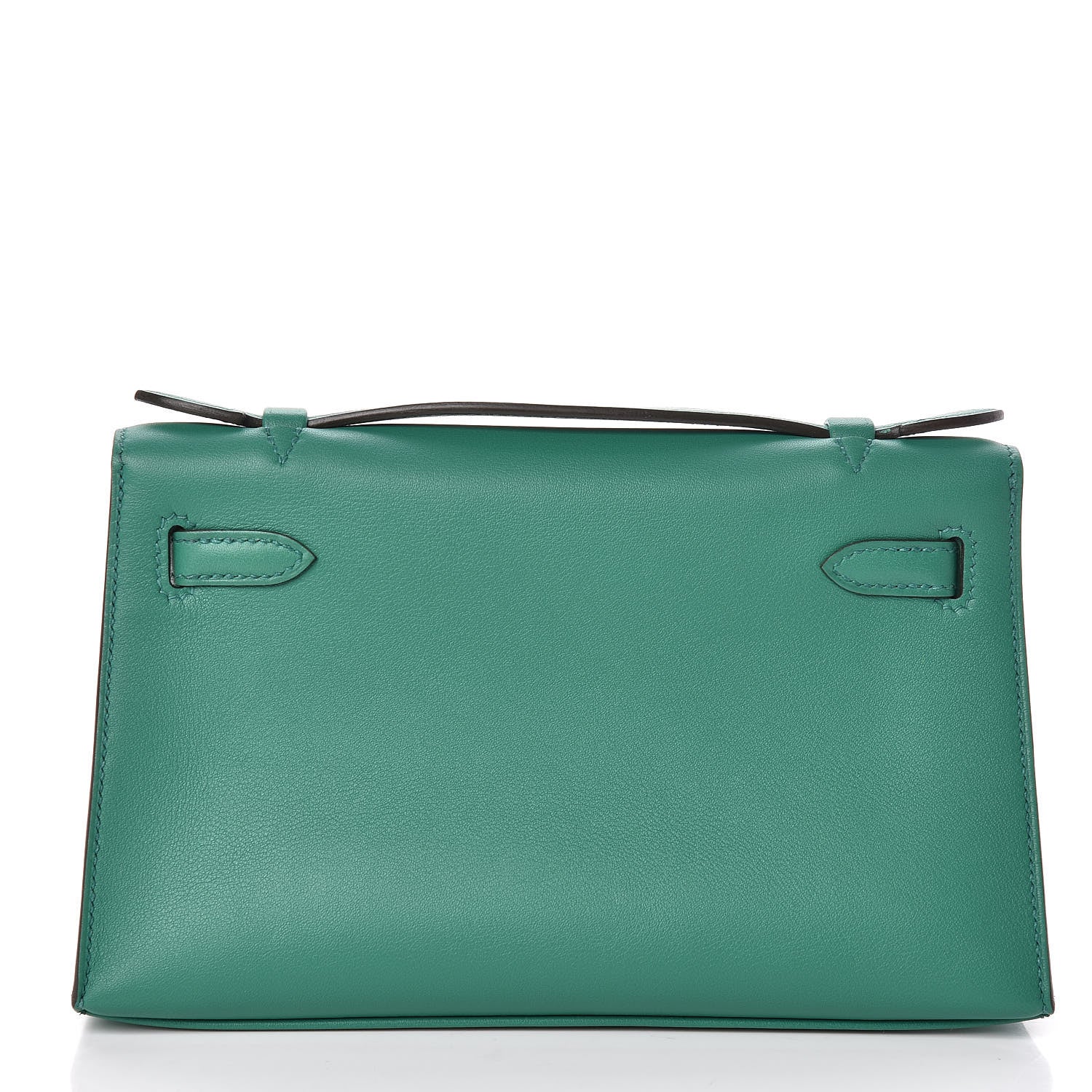 Hermes Swift Kelly Pochette Clutch Vert Vertigo 14 of 29