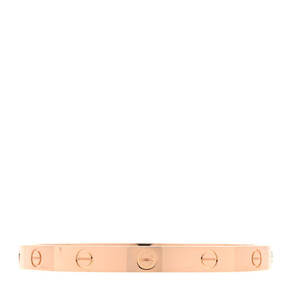 Cartier 18K Pink Gold LOVE Bracelet 17 2 of 9