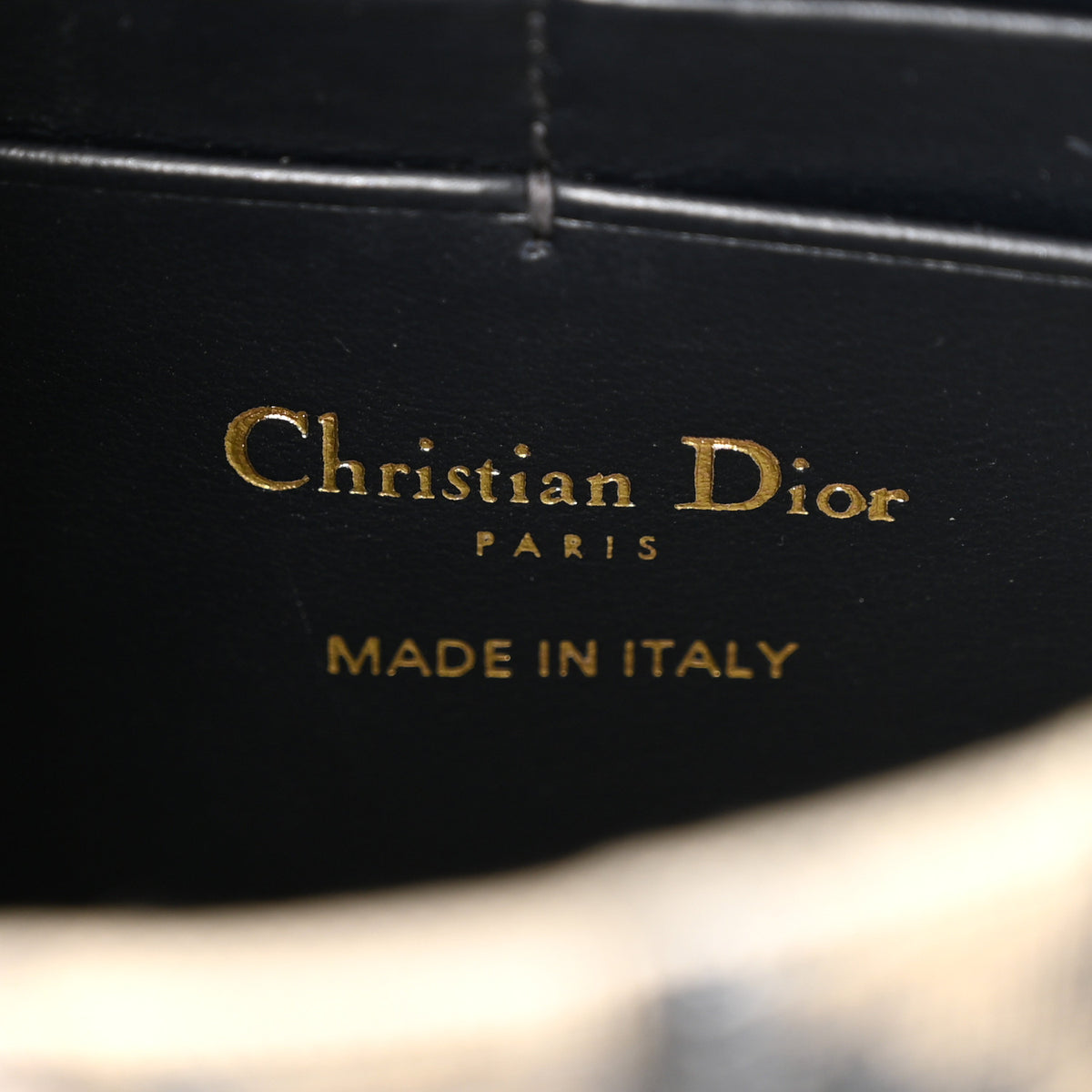 Christian Dior Oblique Saddle Chain Pouch Blue 6 of 9