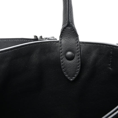 Prada Soft Grained Calfskin Vitello Daino Small Buckle Bag Black 11 of 13
