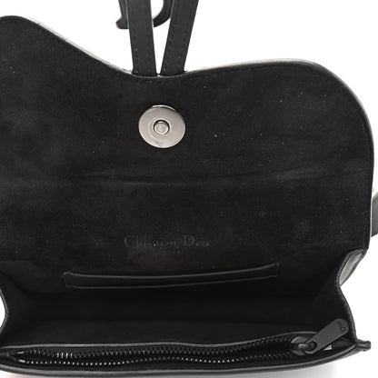 Christian Dior Ultra Matte Calfskin Saddle Belt Bag Black 4 of 7
