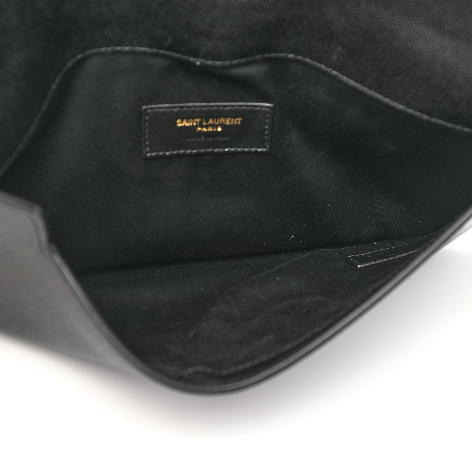 Saint Laurent Grain De Poudre Uptown Pouch Black 5 of 9
