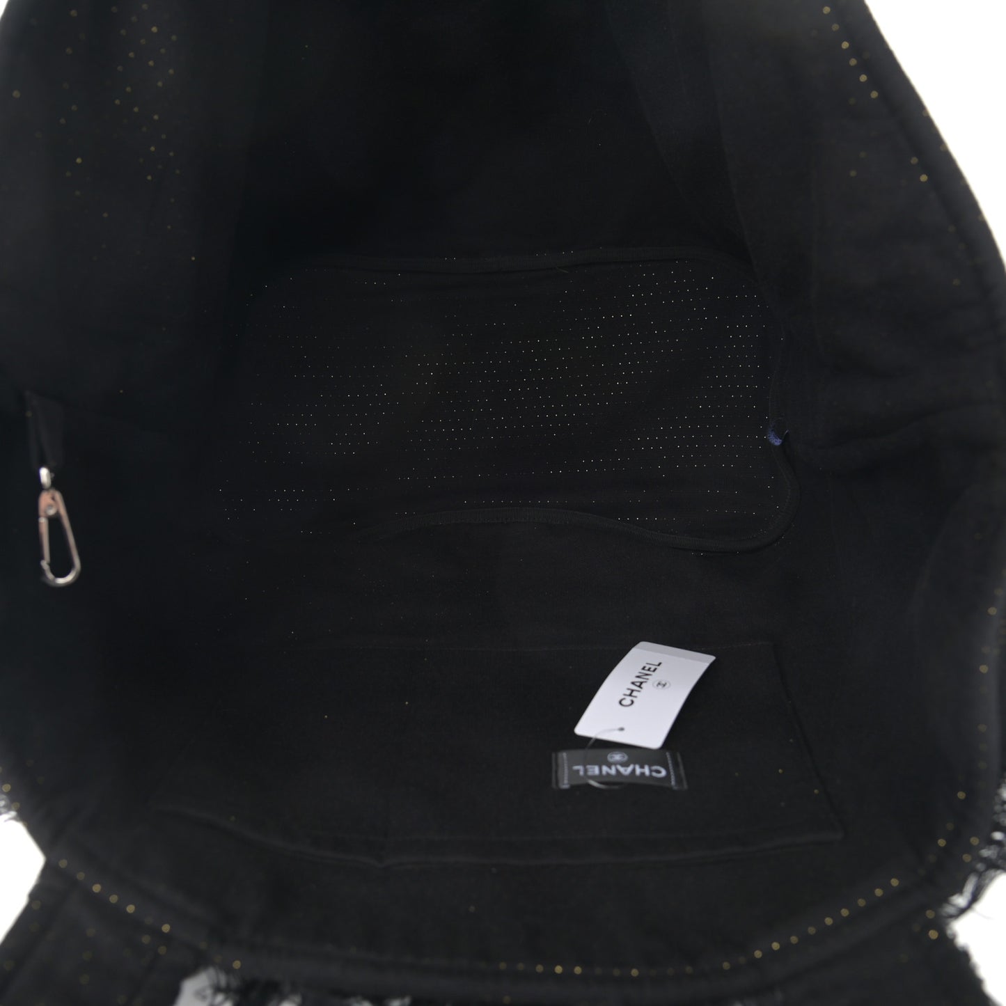 Terry Cotton CC Beach Tote Towel Set Black