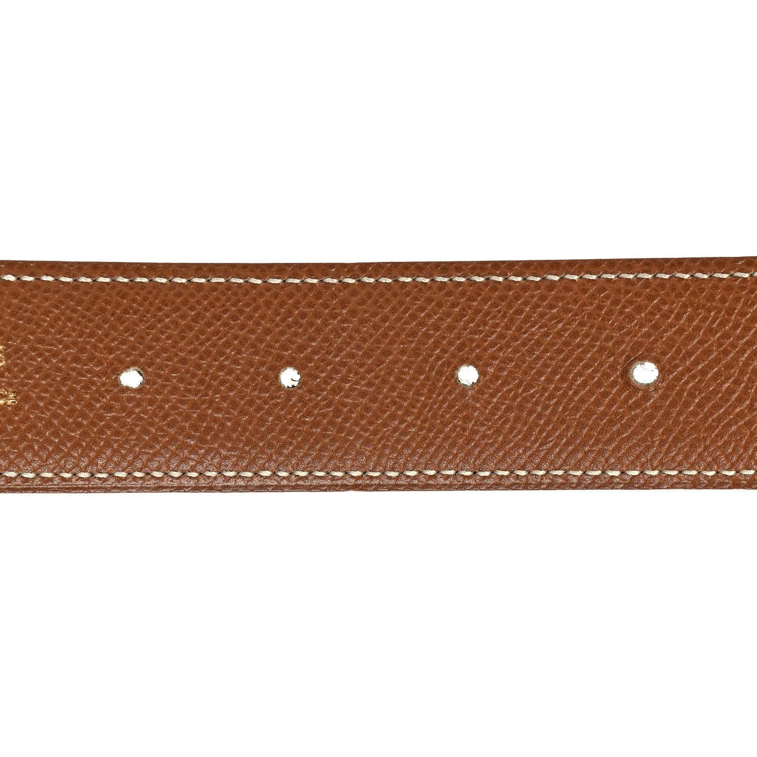 Hermes Togo 32mm H Belt 70 28 Black Gold 4 of 7