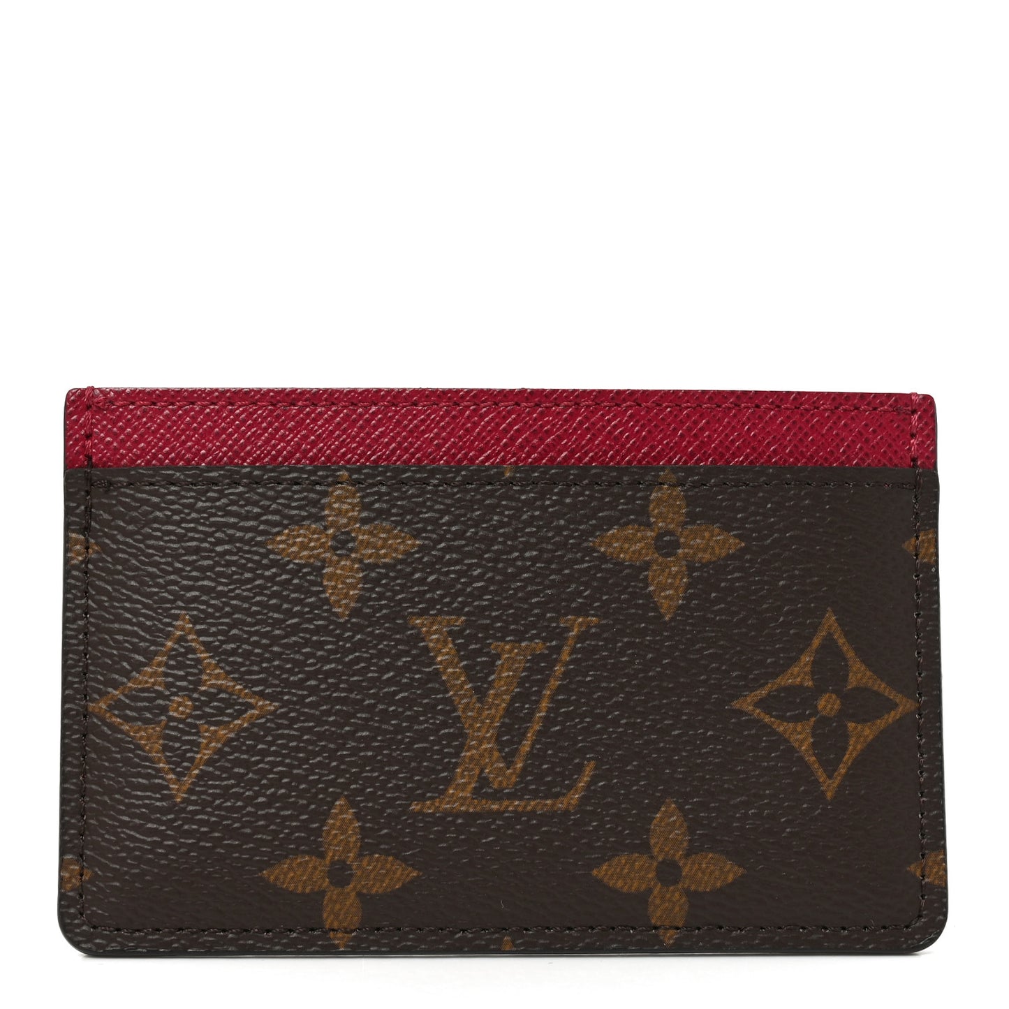 Monogram Card Holder Fuchsia