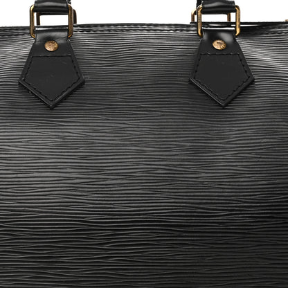Louis Vuitton Epi Speedy 25 Black 8 of 12