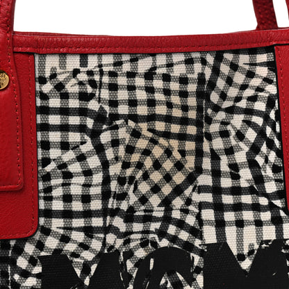 MCM Visetos Large Liz Reversible Shopper Tote Ruby Red 26 of 31