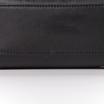 Christian Dior Smooth Calfskin Embroidered Mini Lady Dior Black Multicolor 9 of 11