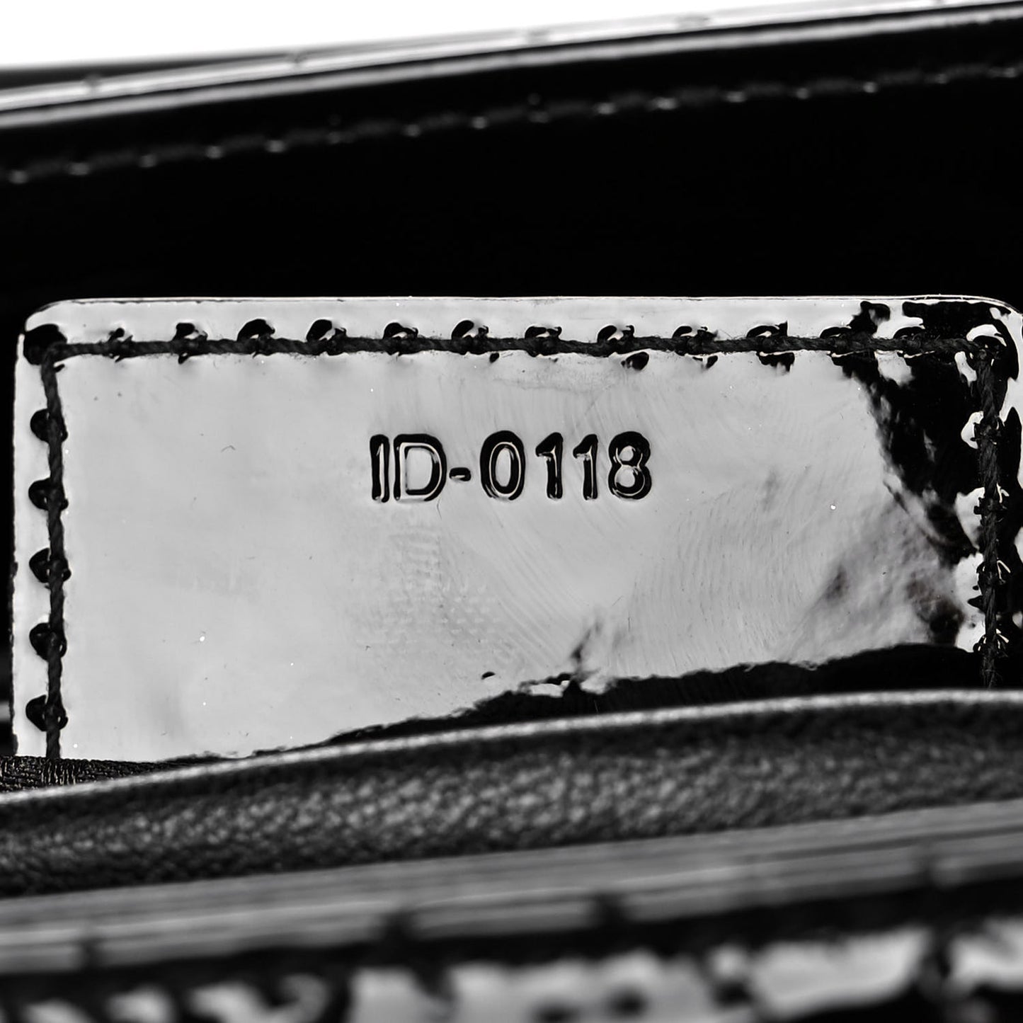 Patent Cannage Medium Lady Dior Black