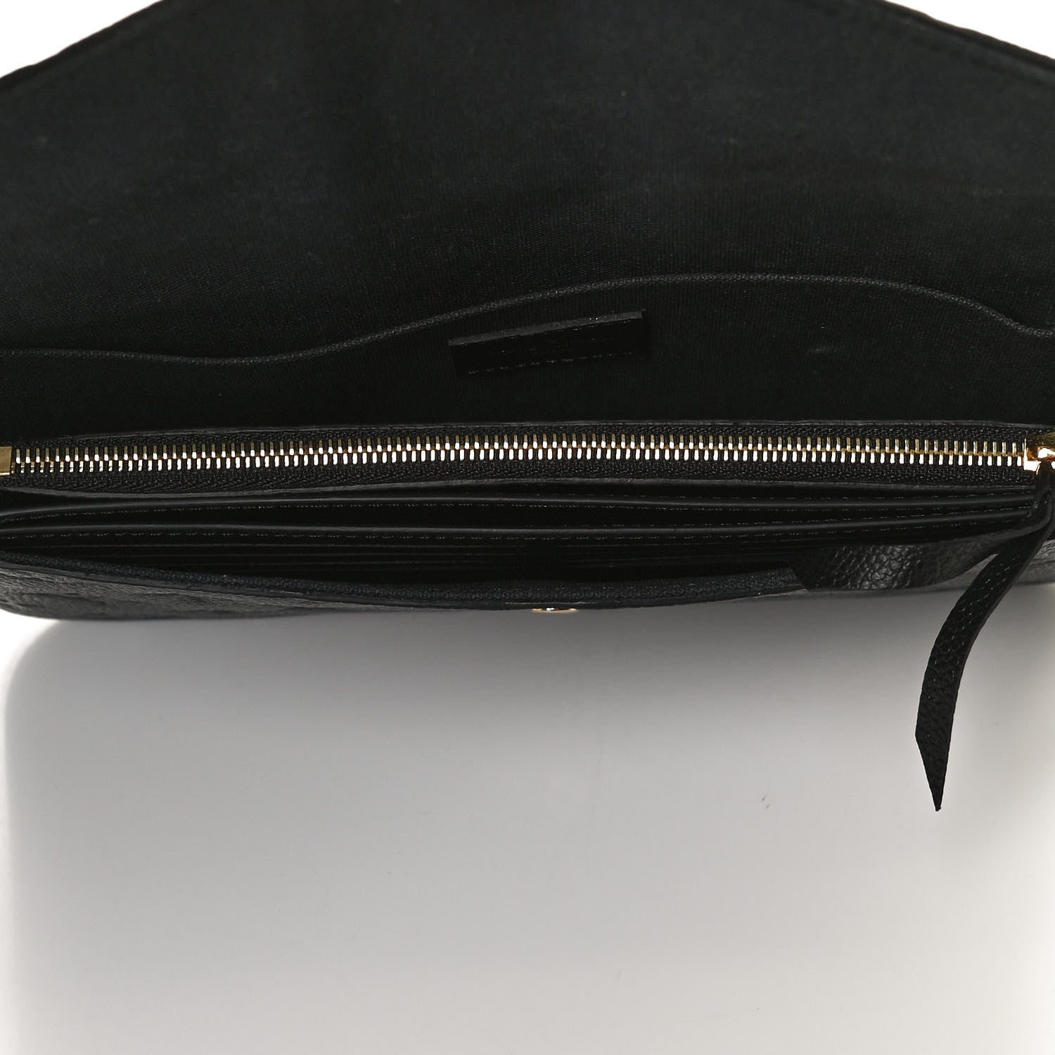 Louis Vuitton Empreinte Pochette Felicie Chain Wallet Black 6 of 12