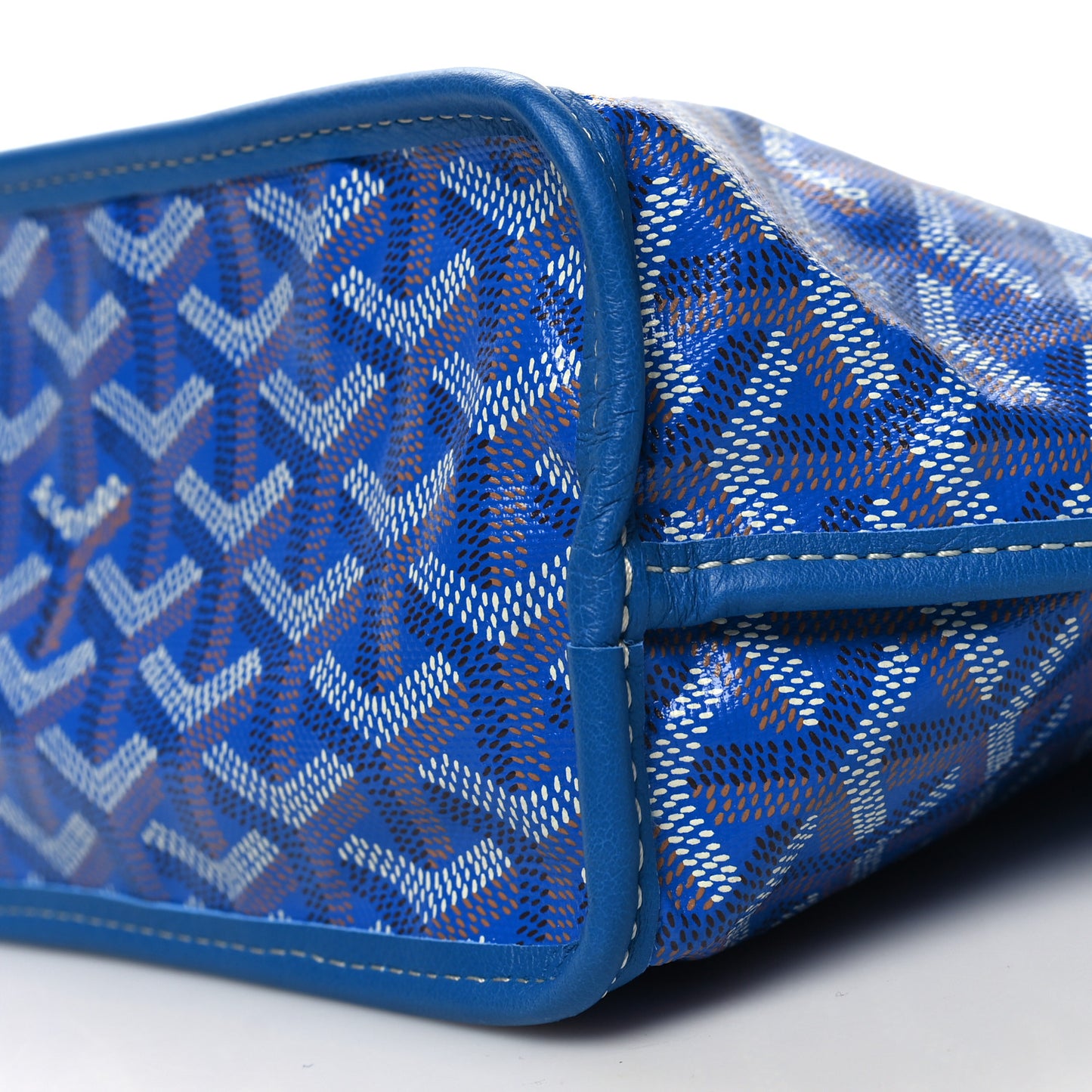 Goyardine Reversible Mini Anjou Sky Blue