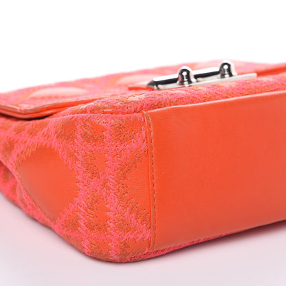 Christian Dior Lambskin Cannage Mini Miss Dior Flap Orange 7 of 15