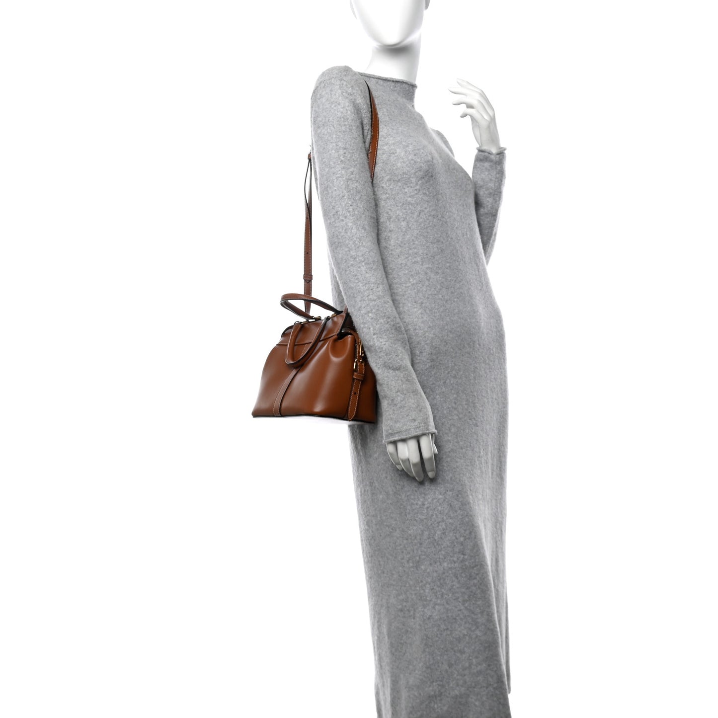 Calfskin Small Cabas De France Tan