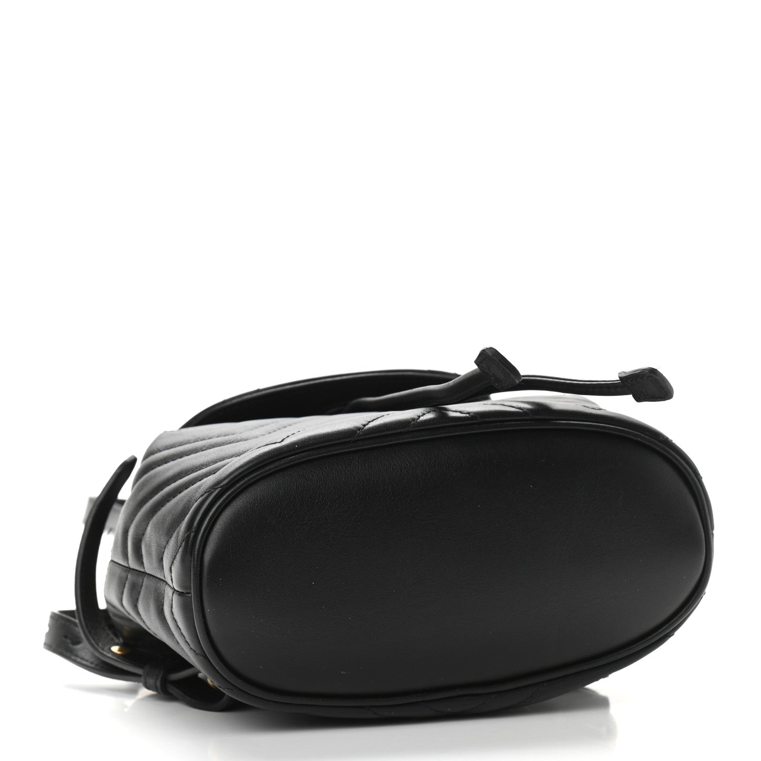 Gucci Calfskin Matelasse GG Marmont Flap Backpack Black 4 of 13