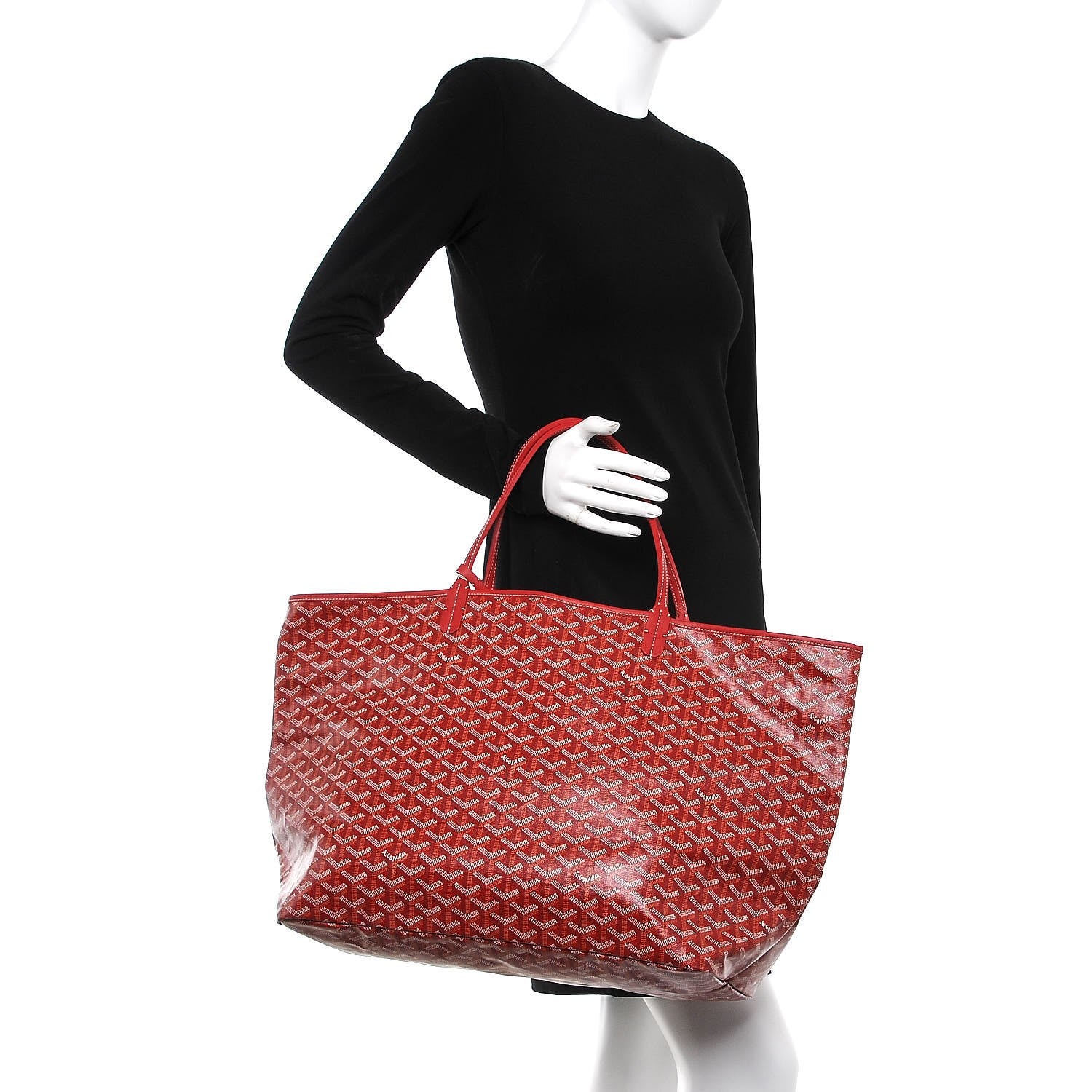 Goyard Goyardine Saint Louis GM Red 2 of 7