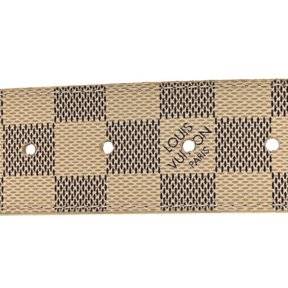 Louis Vuitton Damier Azur LV Initiales 90 36 Belt 6 of 7