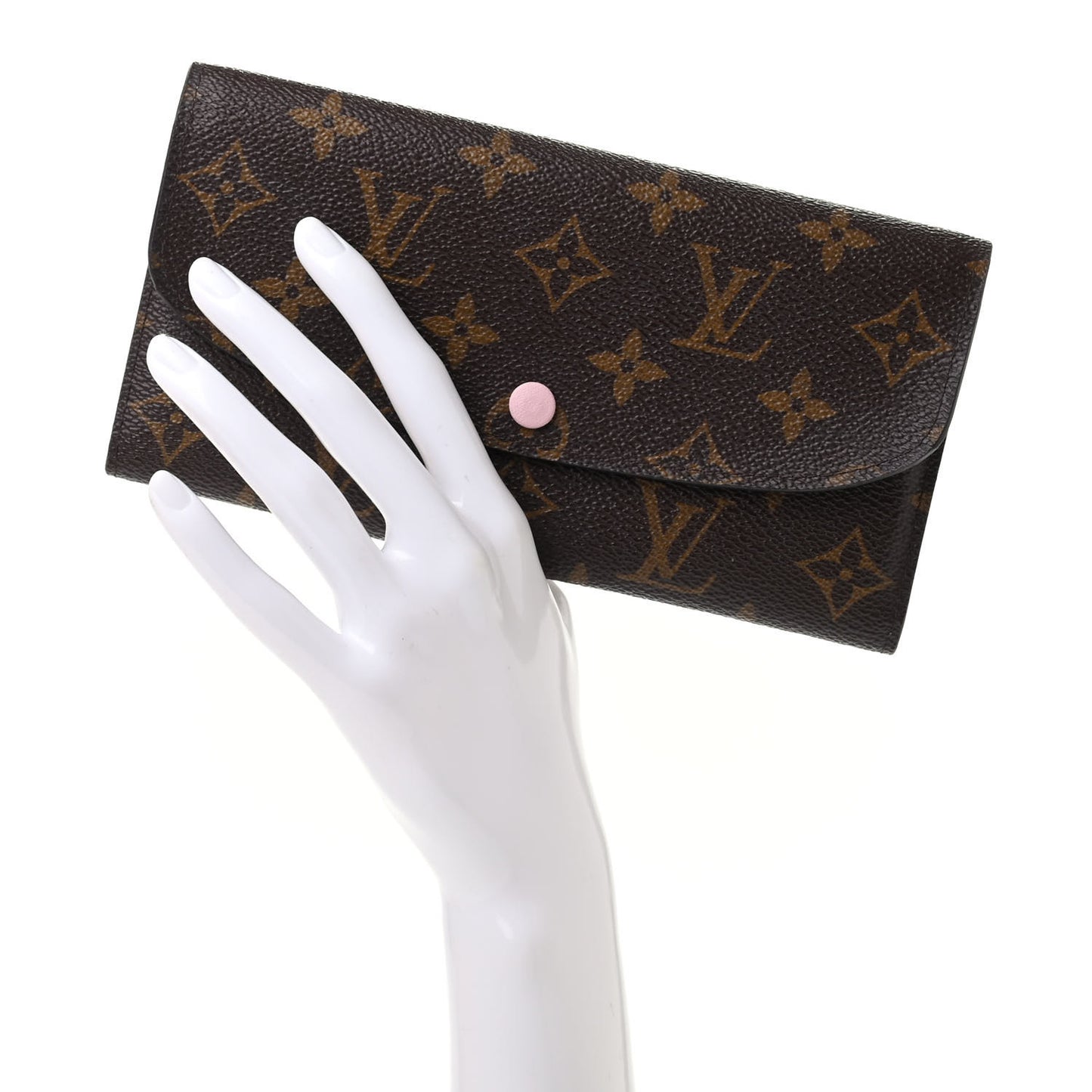 Monogram Emilie Wallet Rose Ballerine