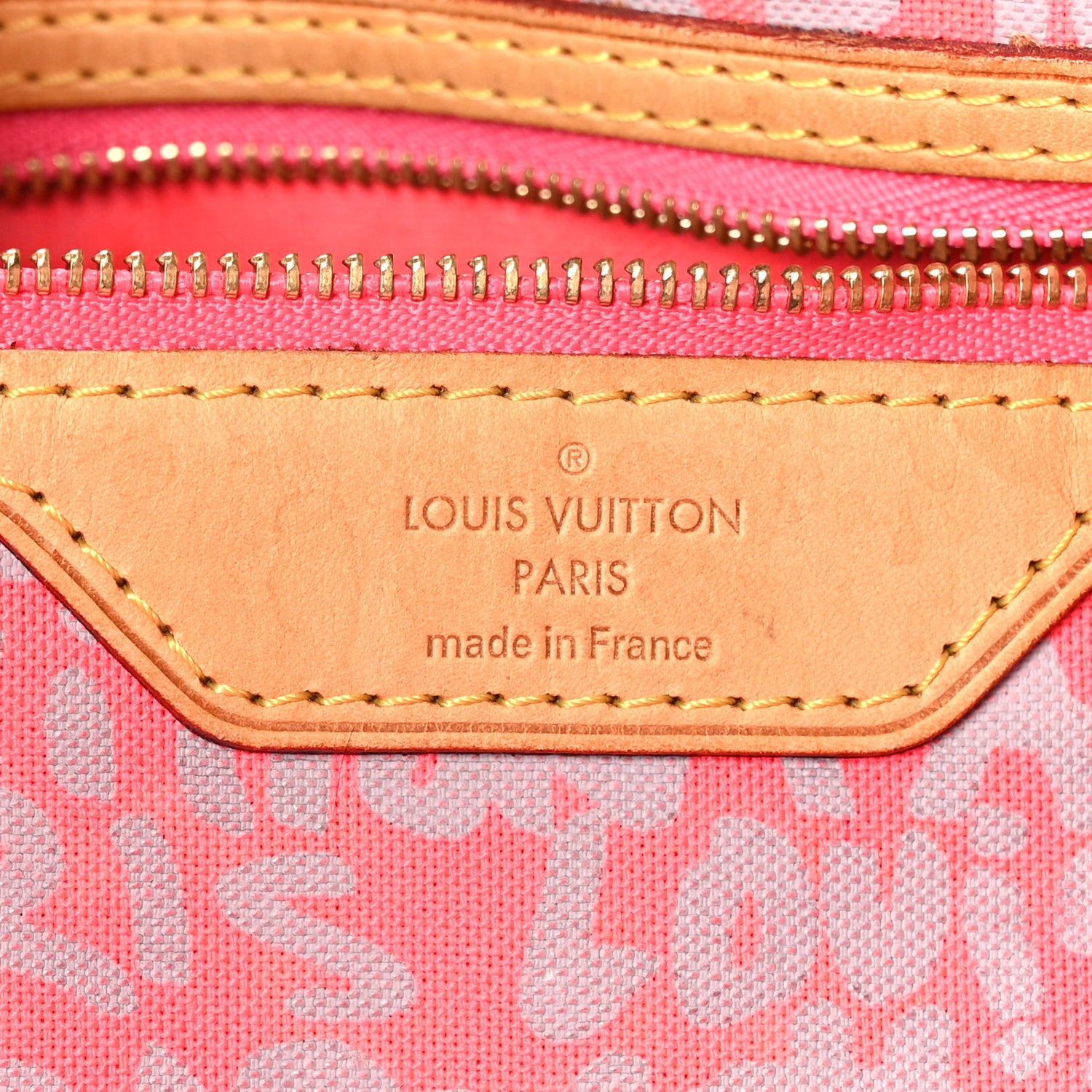 Louis Vuitton Monogram Graffiti Neverfull GM Fuchsia 5 of 9