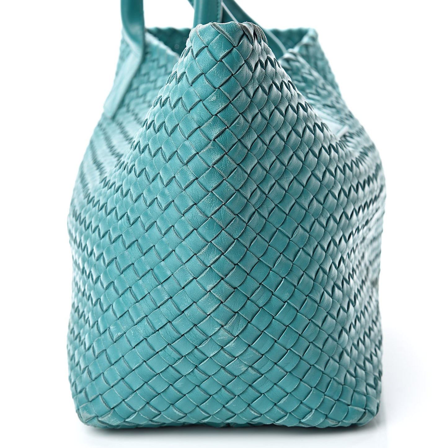 Nappa Intrecciato Medium Cabat Lagoon