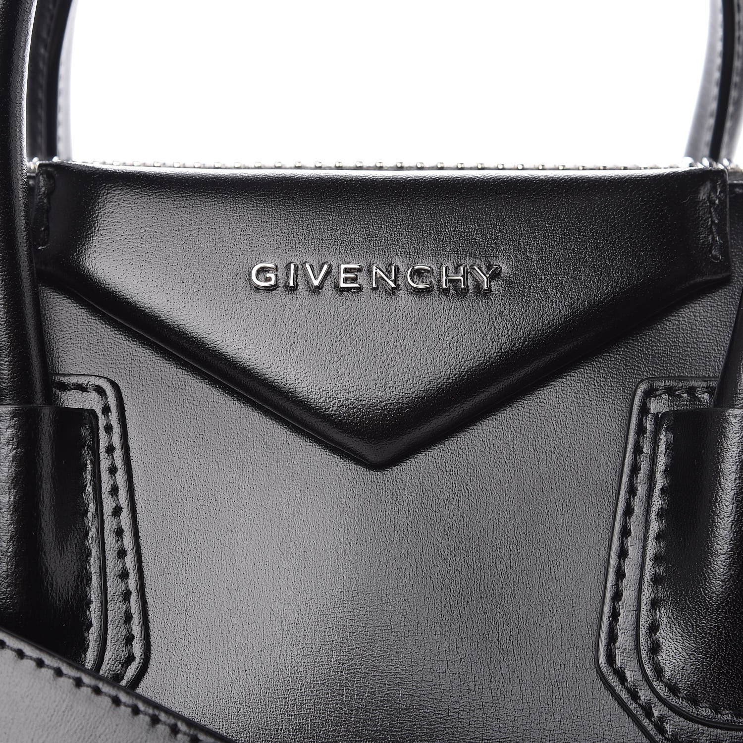 Givenchy Shiny Lord Calfskin Small Antigona Black 8 of 10
