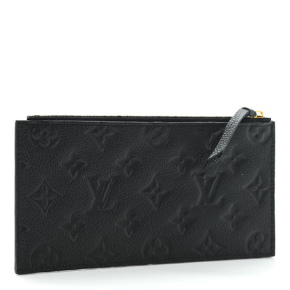 Louis Vuitton Empreinte Felicie Chain Wallet Zippered Insert Black 3 of 10