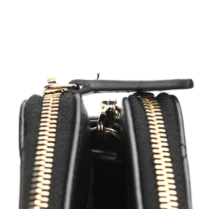 Chanel Iridescent Lambskin Quilted Pearl Clutch With Chain Black 15 of 16