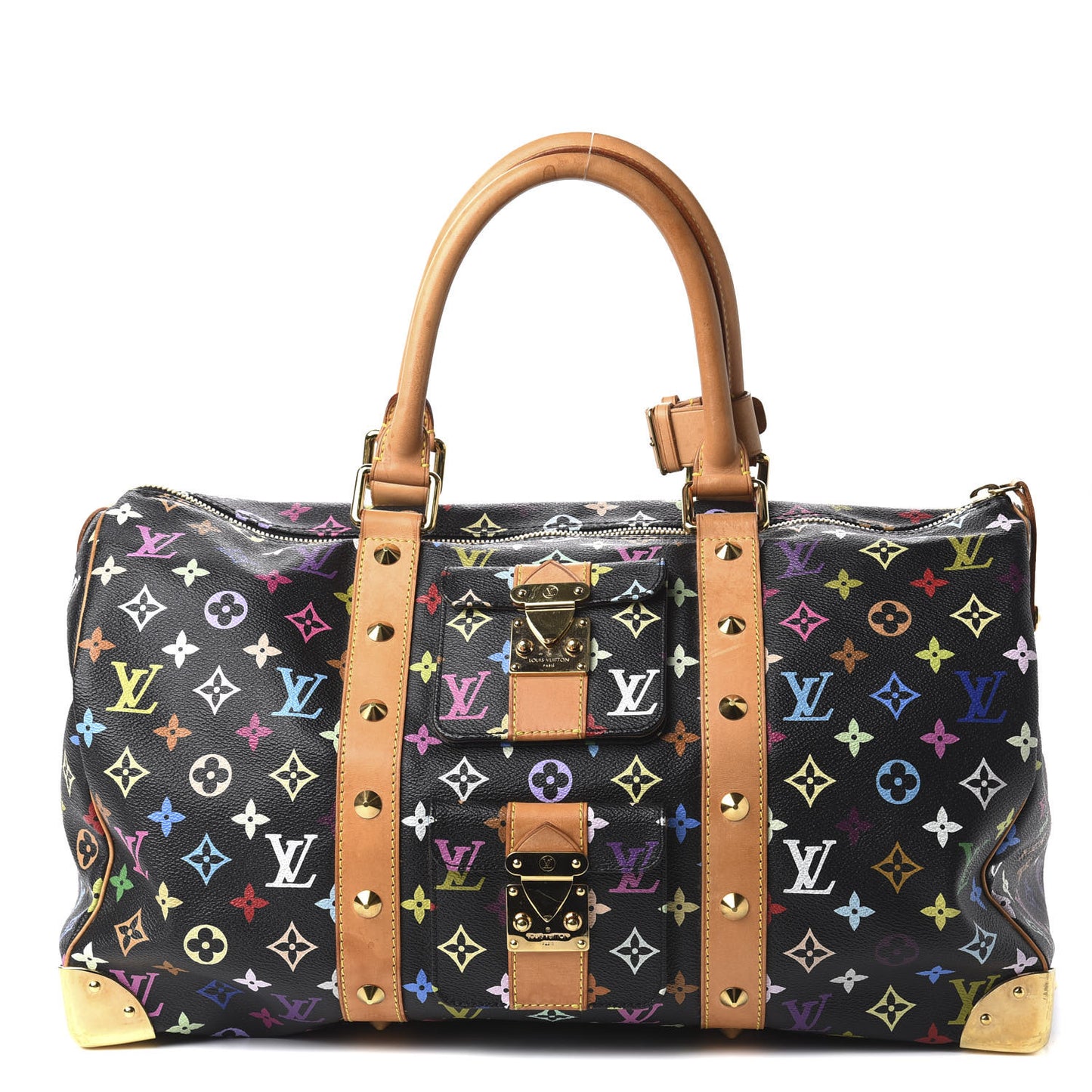 Monogram Multicolor Keepall 45 Black