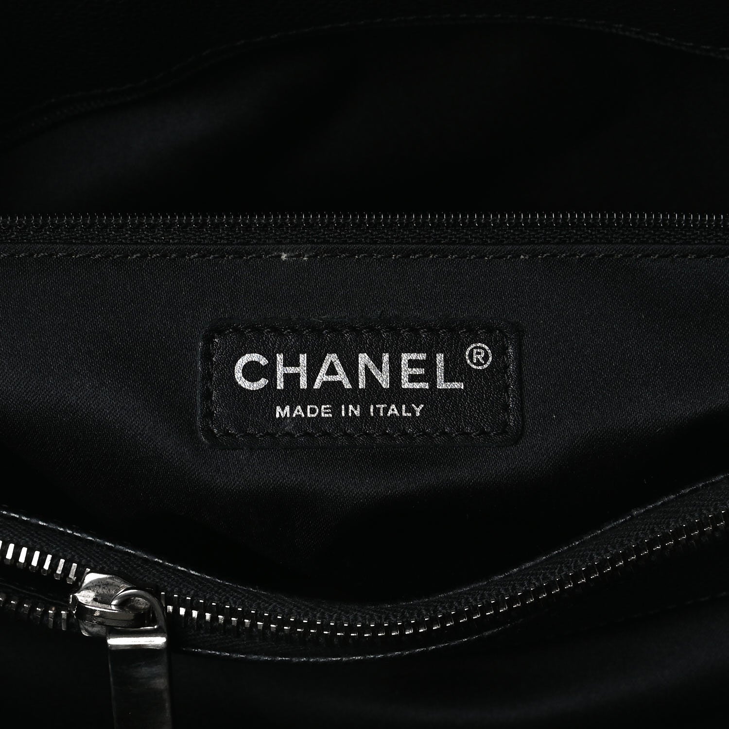 Chanel Caviar Quilted Grand Shopping Tote GST Black 10 of 14