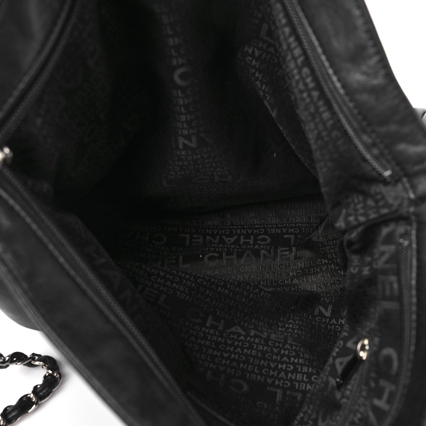 Lambskin Large Ultimate Soft Tote Black