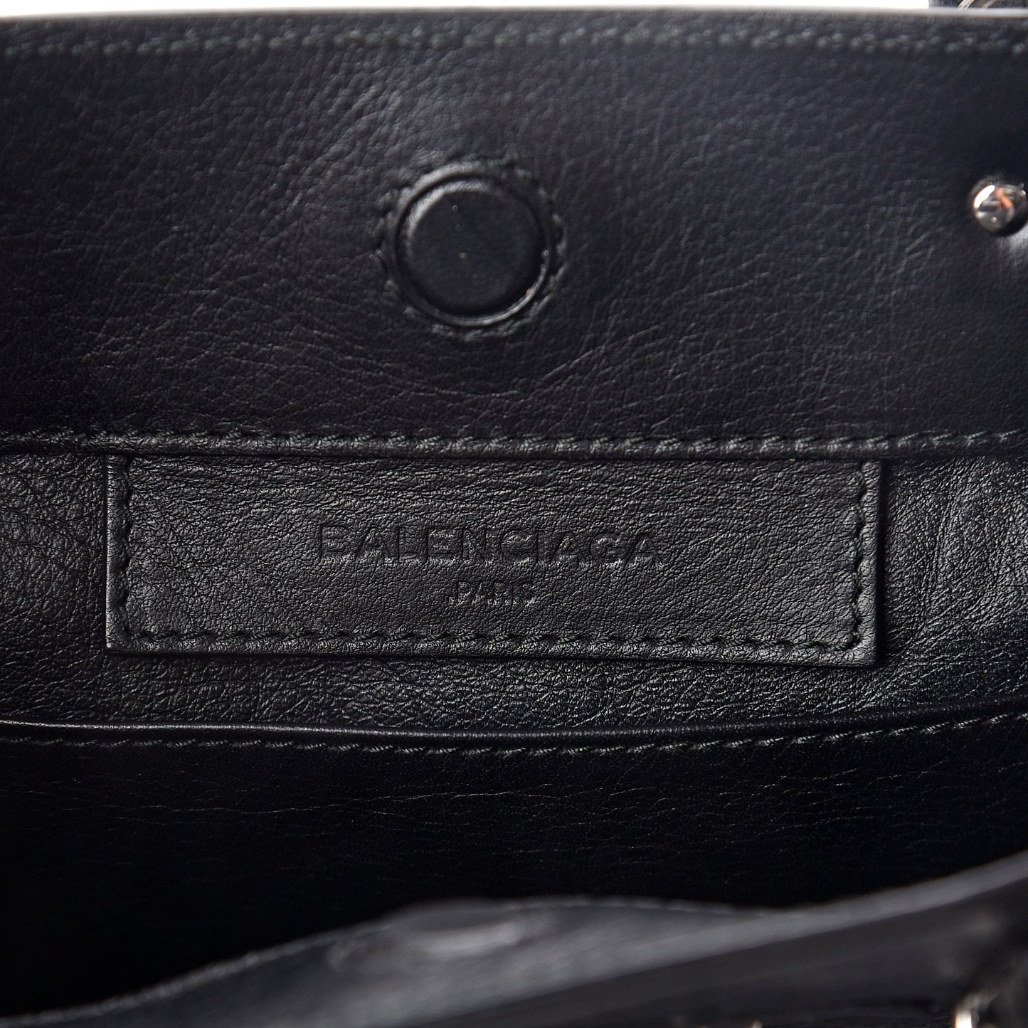 Calfskin Papier Mini A4 Tote Black
