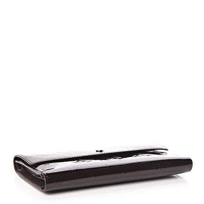 Louis Vuitton Vernis Porte Tresor International Wallet Amarante 4 of 9
