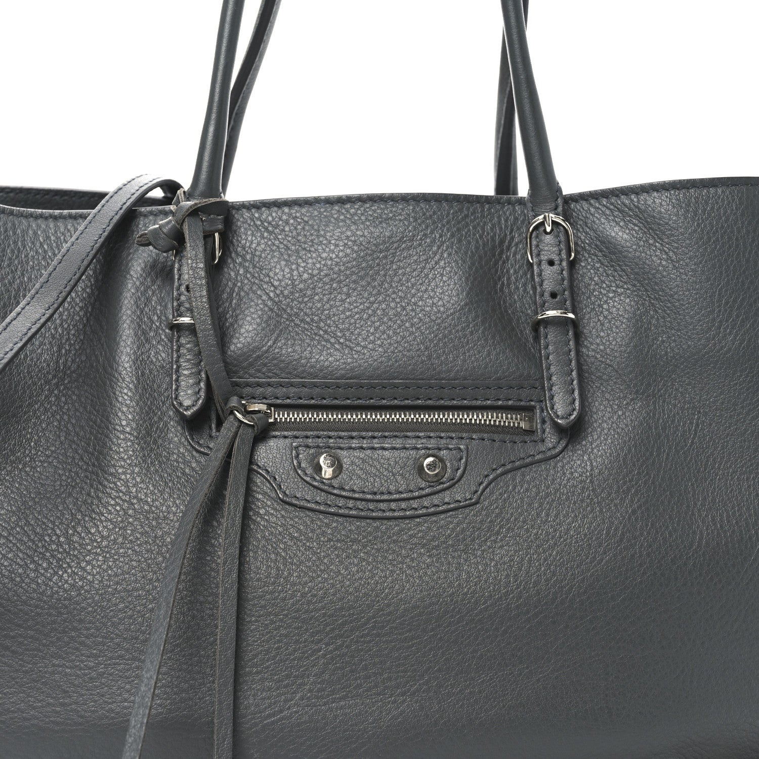 Balenciaga Veau Papier B4 Zip Around Tote Gris Fossile 8 of 10