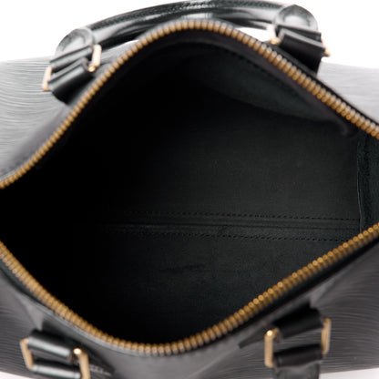 Louis Vuitton Epi Speedy 25 Black 5 of 14