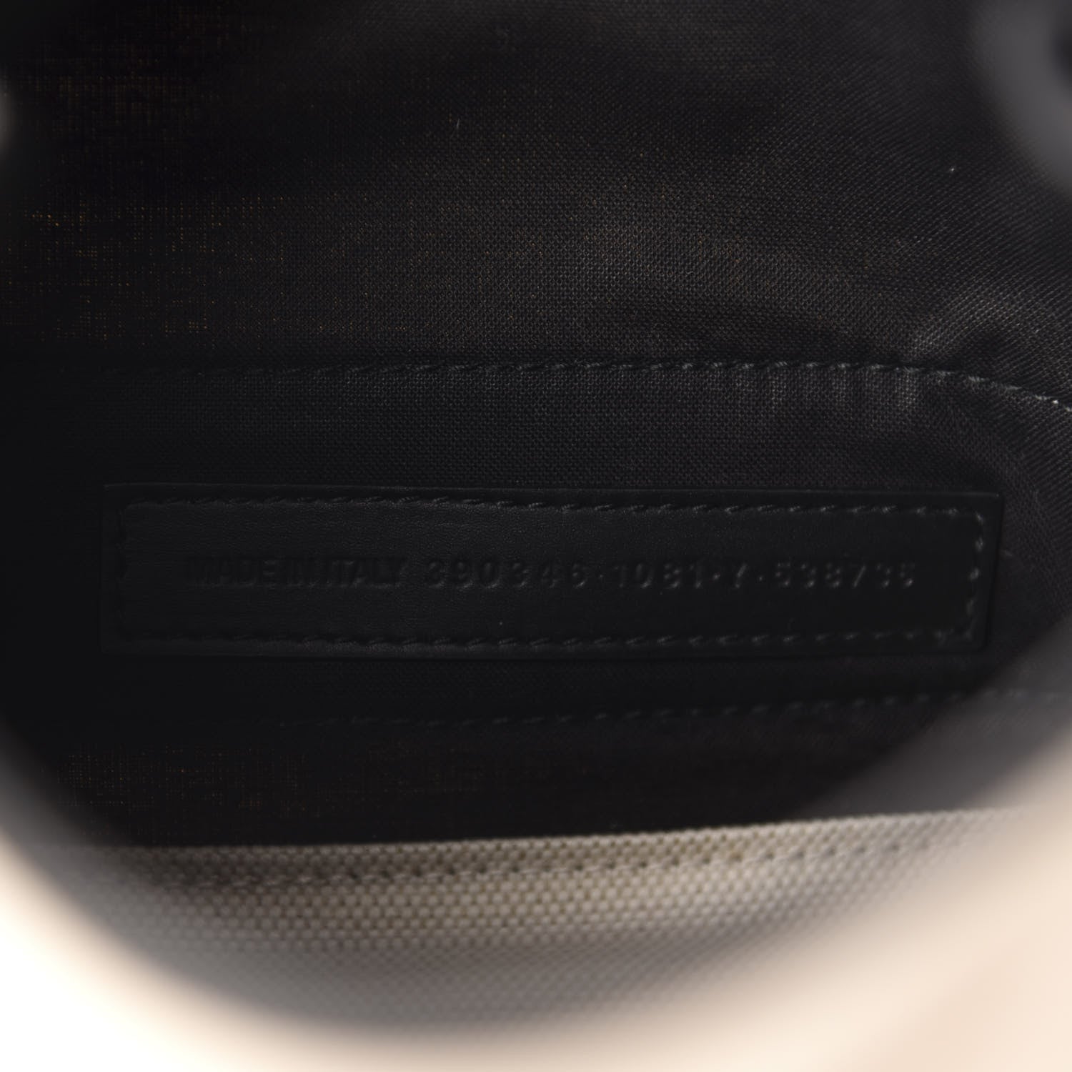 Balenciaga Cotton Canvas Calfskin Navy Cabas XS Natural Black 10 of 11