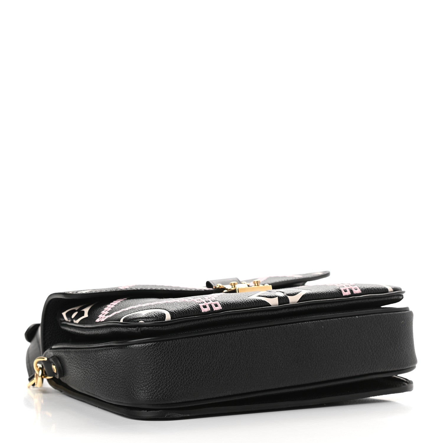 Louis Vuitton Empreinte Monogram Giant Broderies Pochette Metis Black 4 of 8