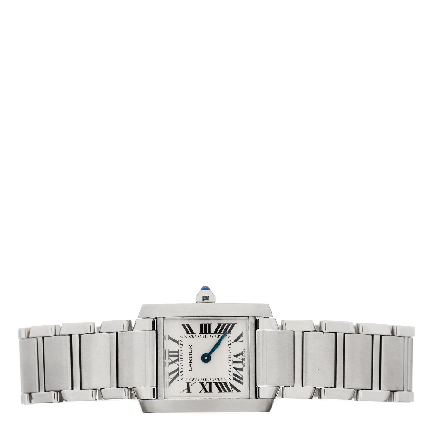 Stainless Steel 20mm Tank Francaise Quartz Watch