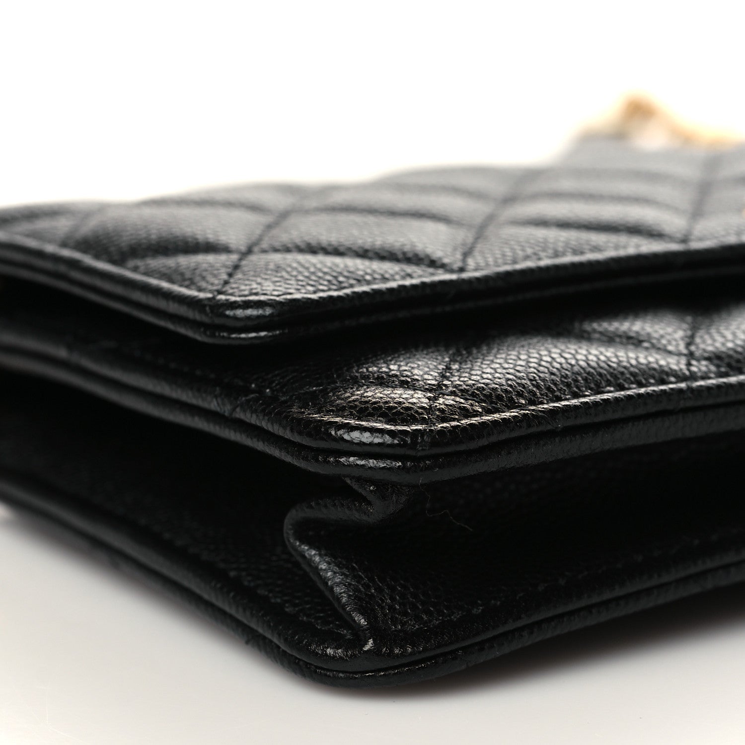 Chanel Caviar Quilted Bracelet On Chain Wallet On Chain WOC Black 8 of 10