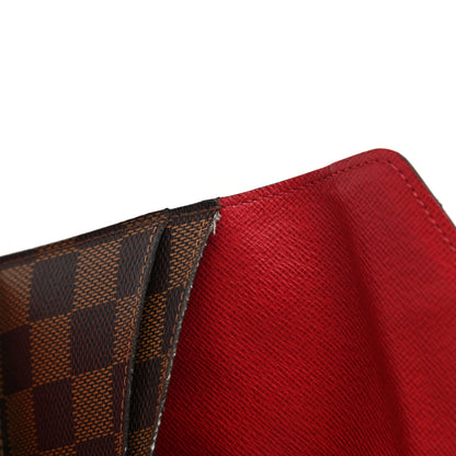Louis Vuitton Damier Ebene Josephine Wallet Red 8 of 10