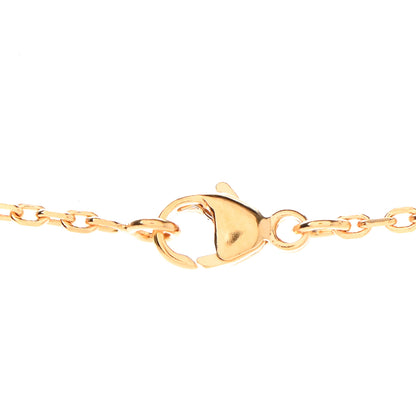 Hermes Lacquered Gold Mini Pop H Pendant Necklace Rose Dragee 6 of 7