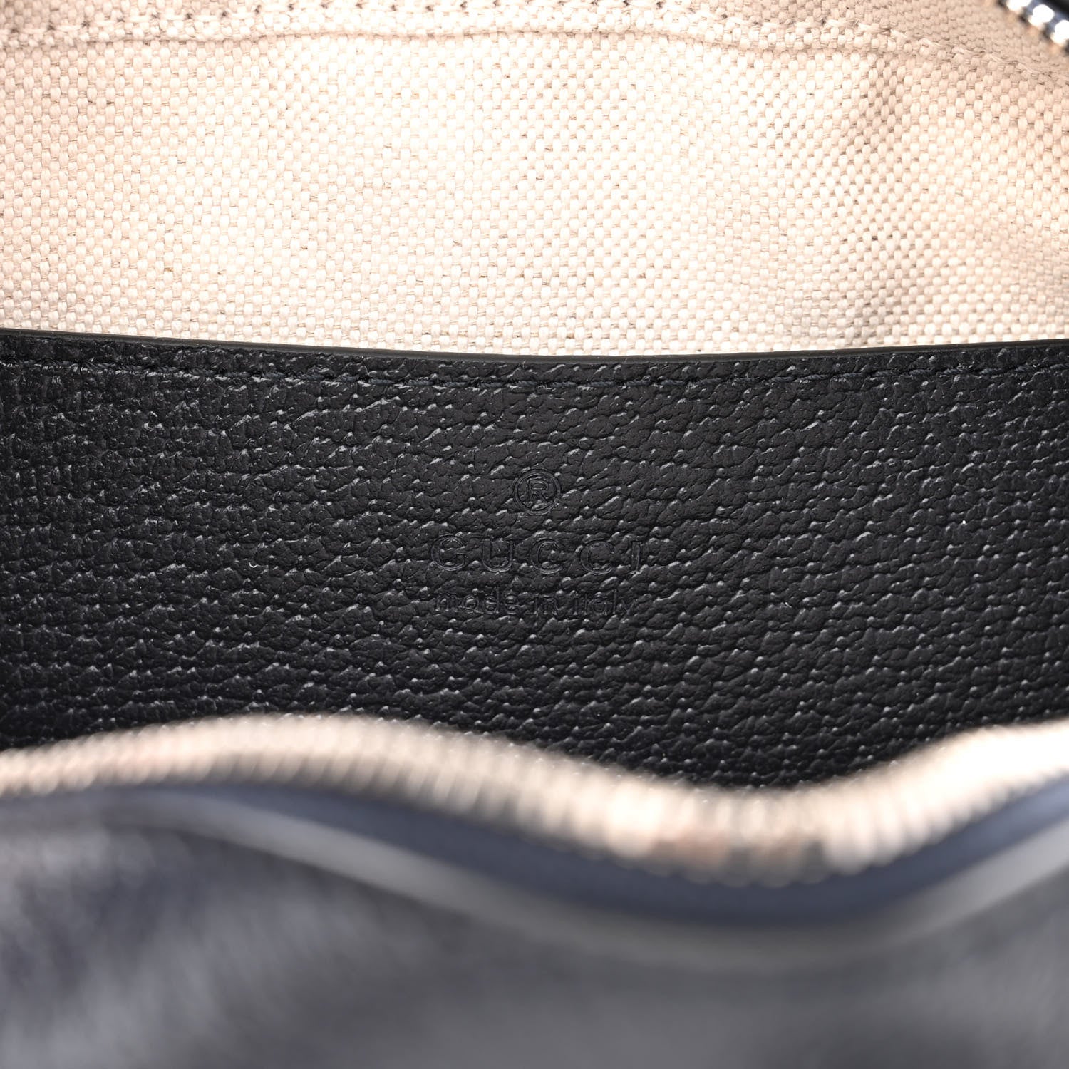 Gucci GG Supreme Monogram Textured Dollar Calfskin Web Small Ophidia Camera Bag Beige Blue 6 of 11