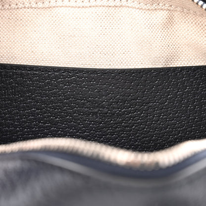 Gucci GG Supreme Monogram Textured Dollar Calfskin Web Small Ophidia Camera Bag Beige Blue 6 of 11