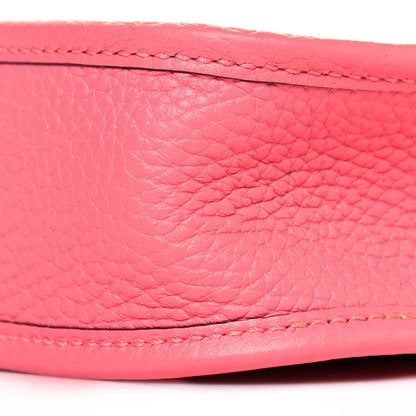 Hermes Taurillon Clemence Allegro Evelyne TPM Rose Azalee Rose Confetti 9 of 9