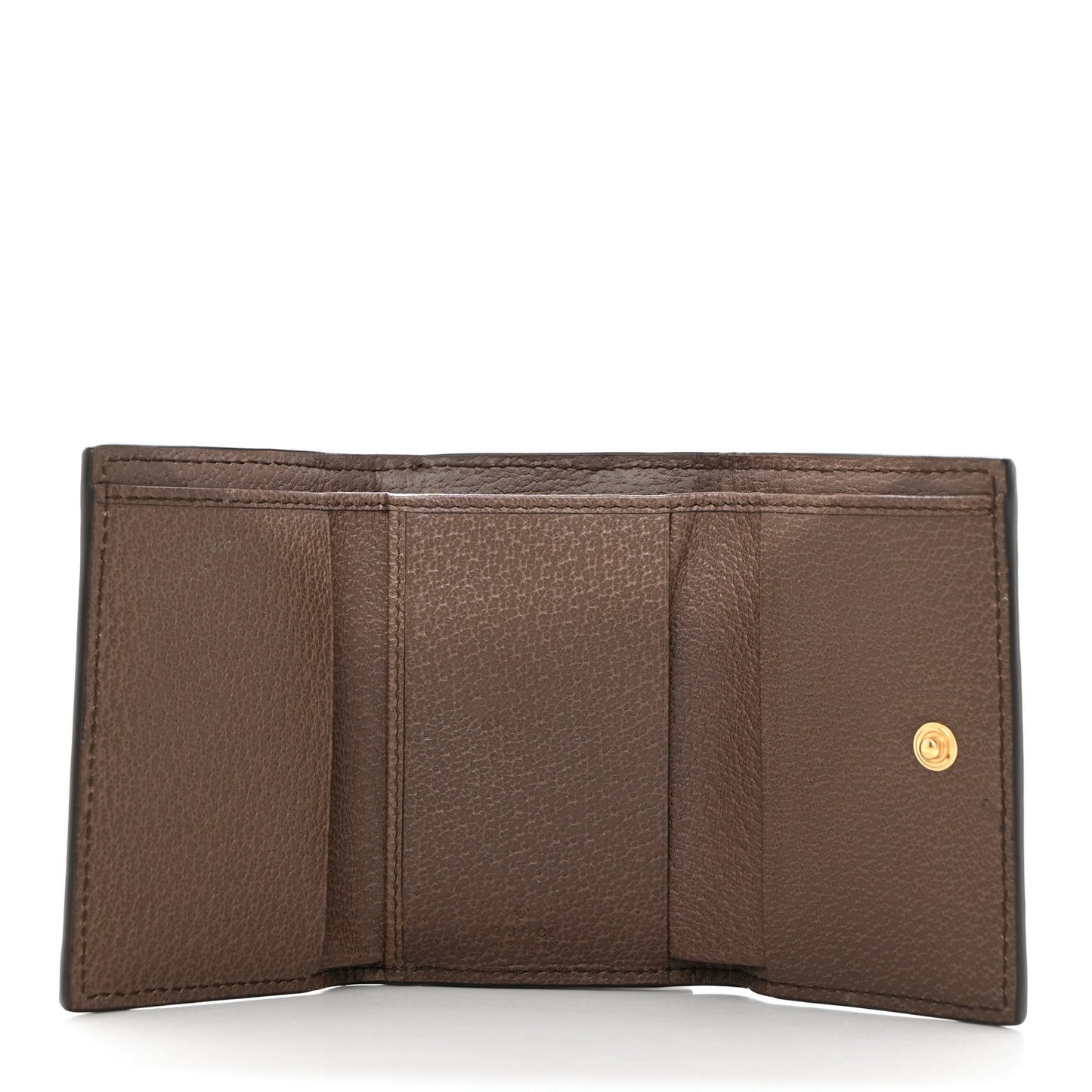 GG Supreme Monogram Web Ophidia Bi-Fold Wallet Beige New Acero