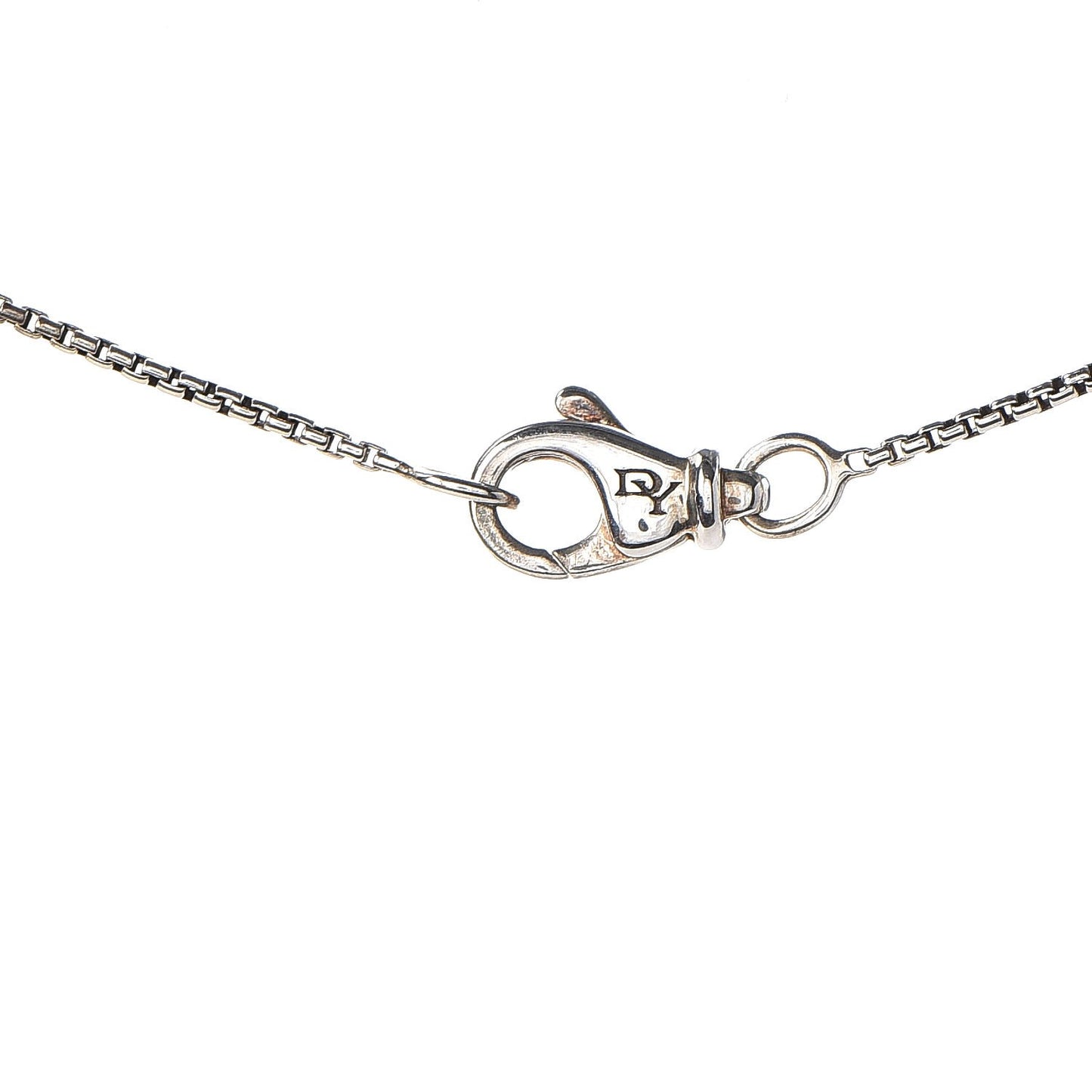 Sterling Silver Diamond Cable Heart Pendant Necklace
