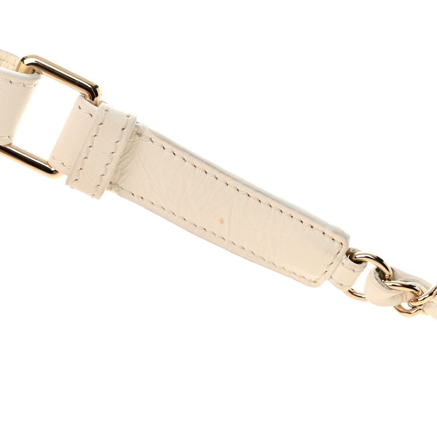 Chanel Aged Calfskin Quilted Waist Bag With Coin Purse White 14 of 14