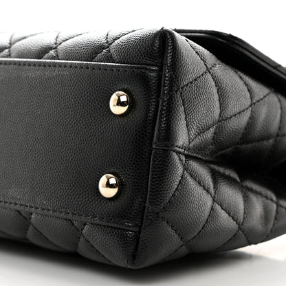 Chanel Caviar Quilted Mini Coco Handle Flap Black 10 of 10