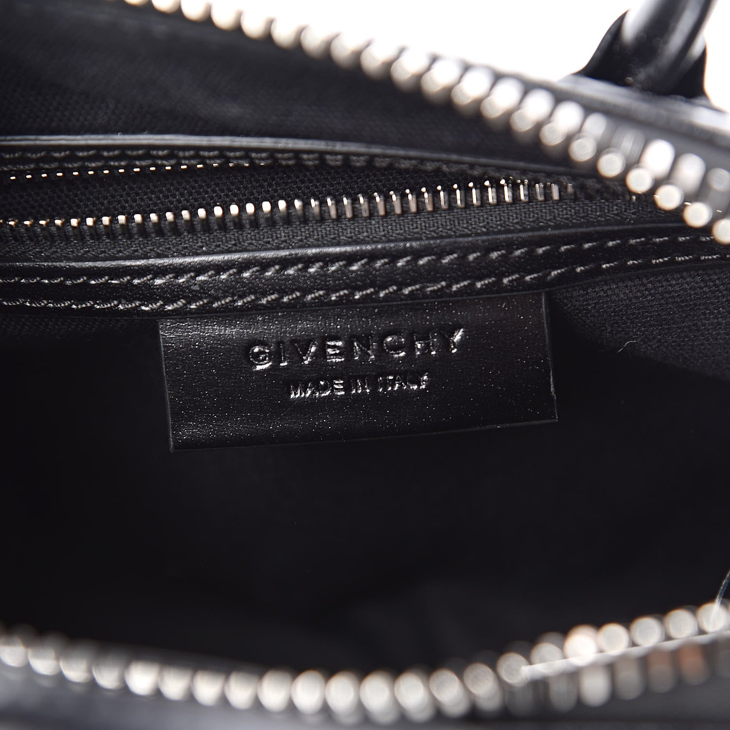 Givenchy Shiny Lord Calfskin Mini Antigona Black 6 of 10